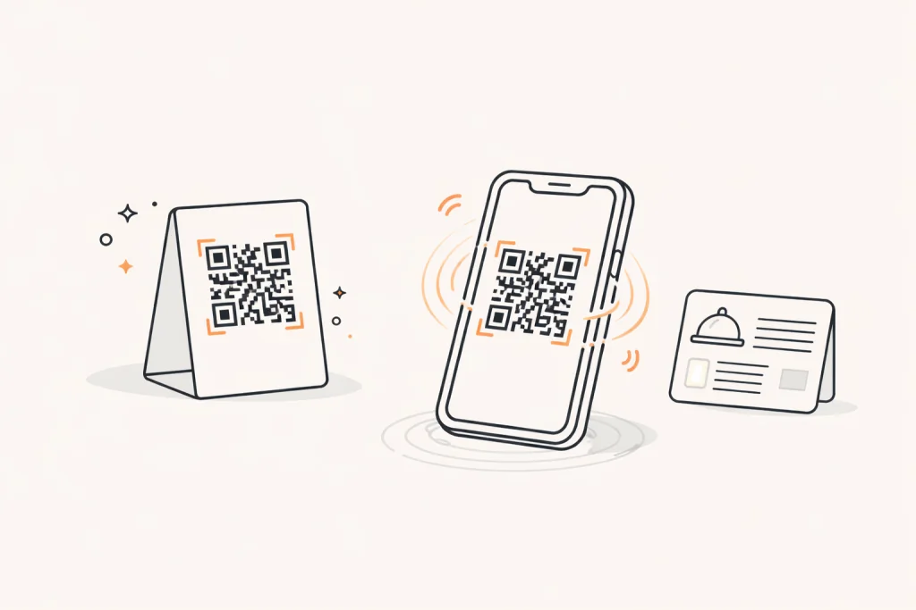 Branded QR menus